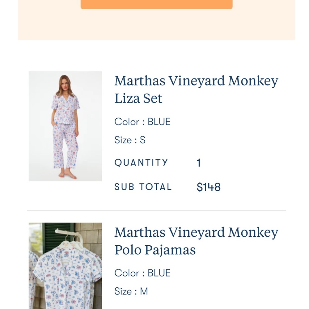 Roller Rabbit Marthas Vineyard Monkey Liza Set - Picture 8 of 8